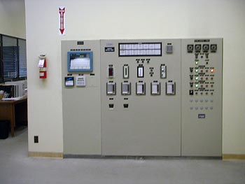 control panel at Nunes Water Treatment Plant